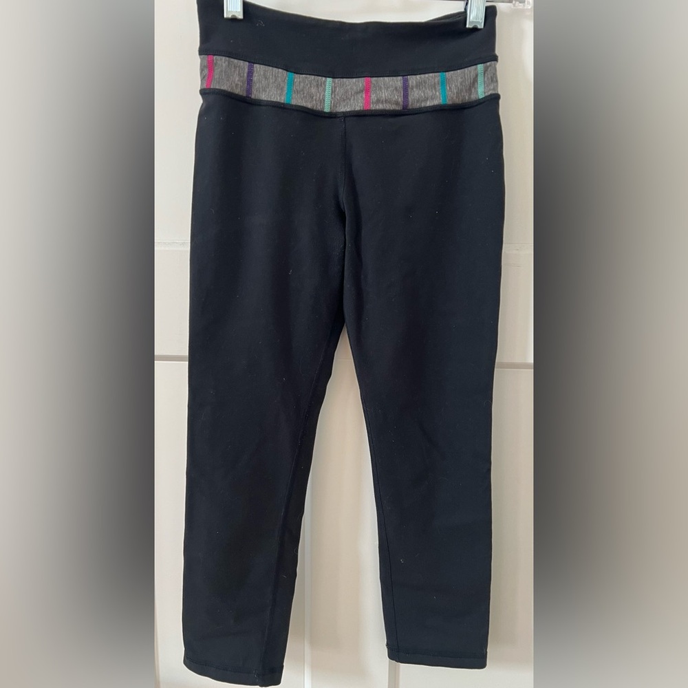 Lululemon Black Stretch Capri Leggings